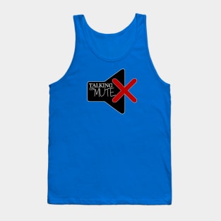 Talking on Mute - Computer Icon Tank Top